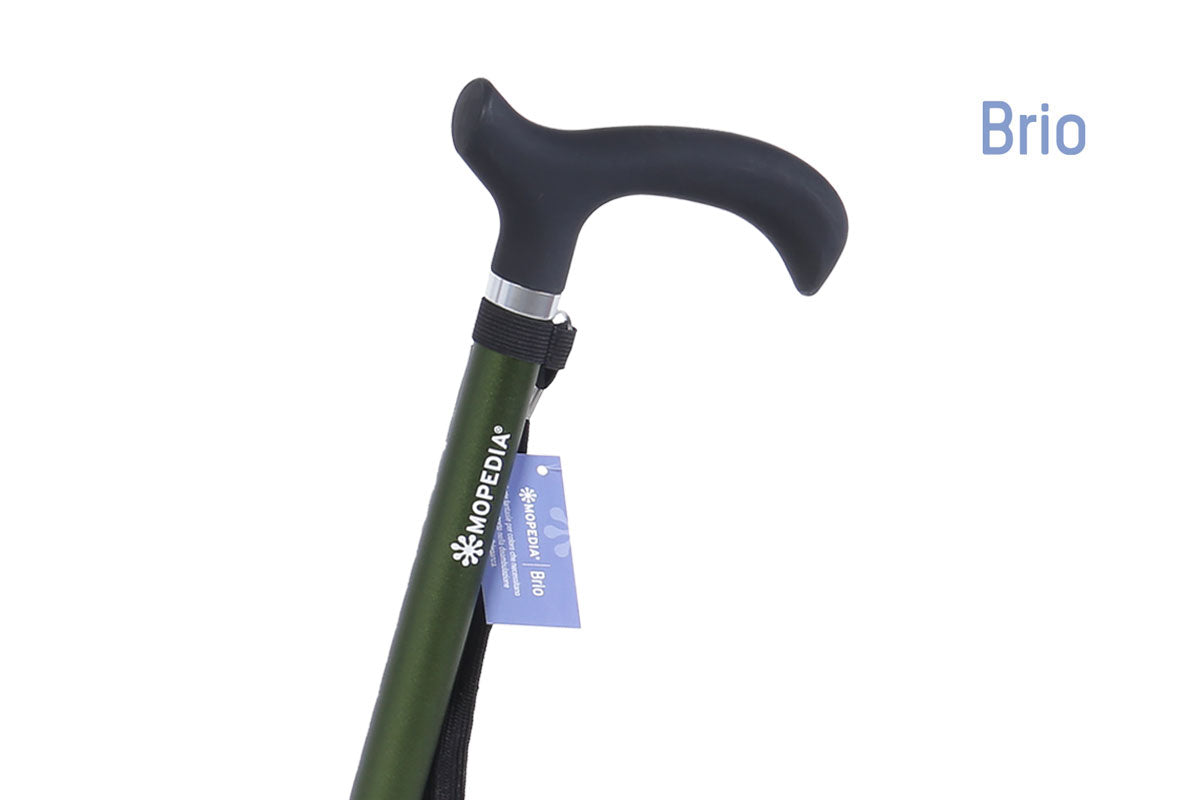 CANE ADJUSTABLE DERBY GREEN