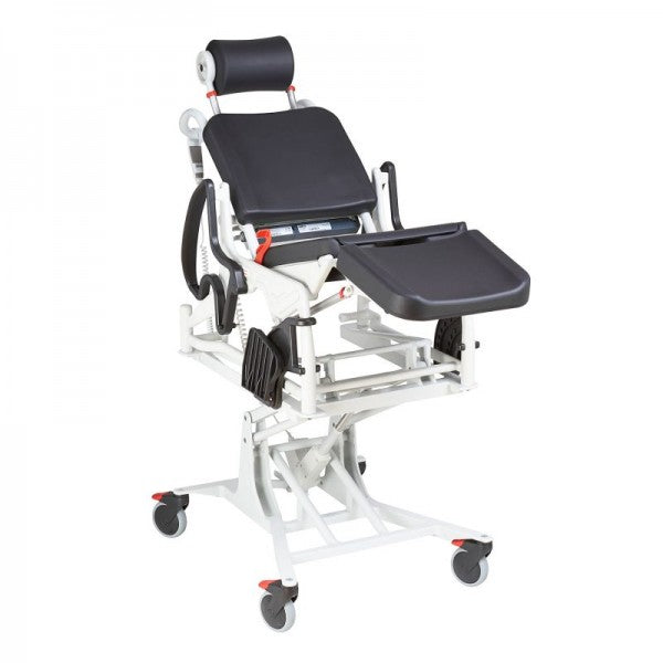 Rebotec Phoenix Shower And Toilet Chair With Hydraulic Or Electric Height Adjustment