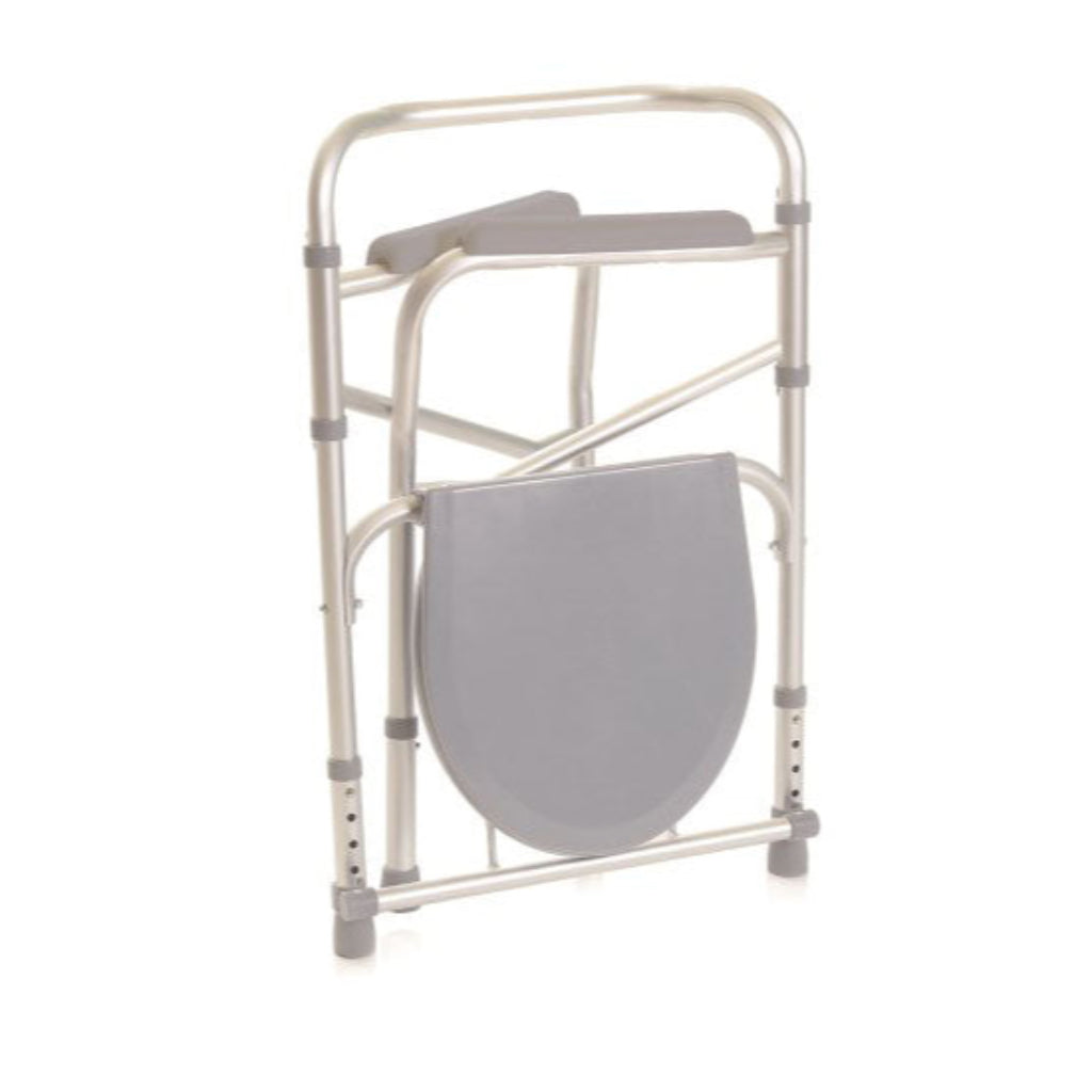 COMMODE CHAIR - ANODIZED ALUMINIUM 4 IN 1