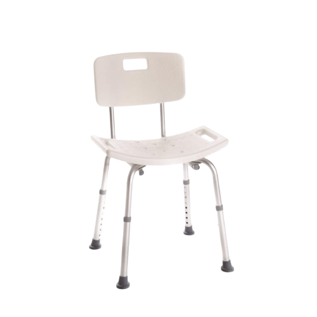 SHOWER CHAIR WITH BACKREST