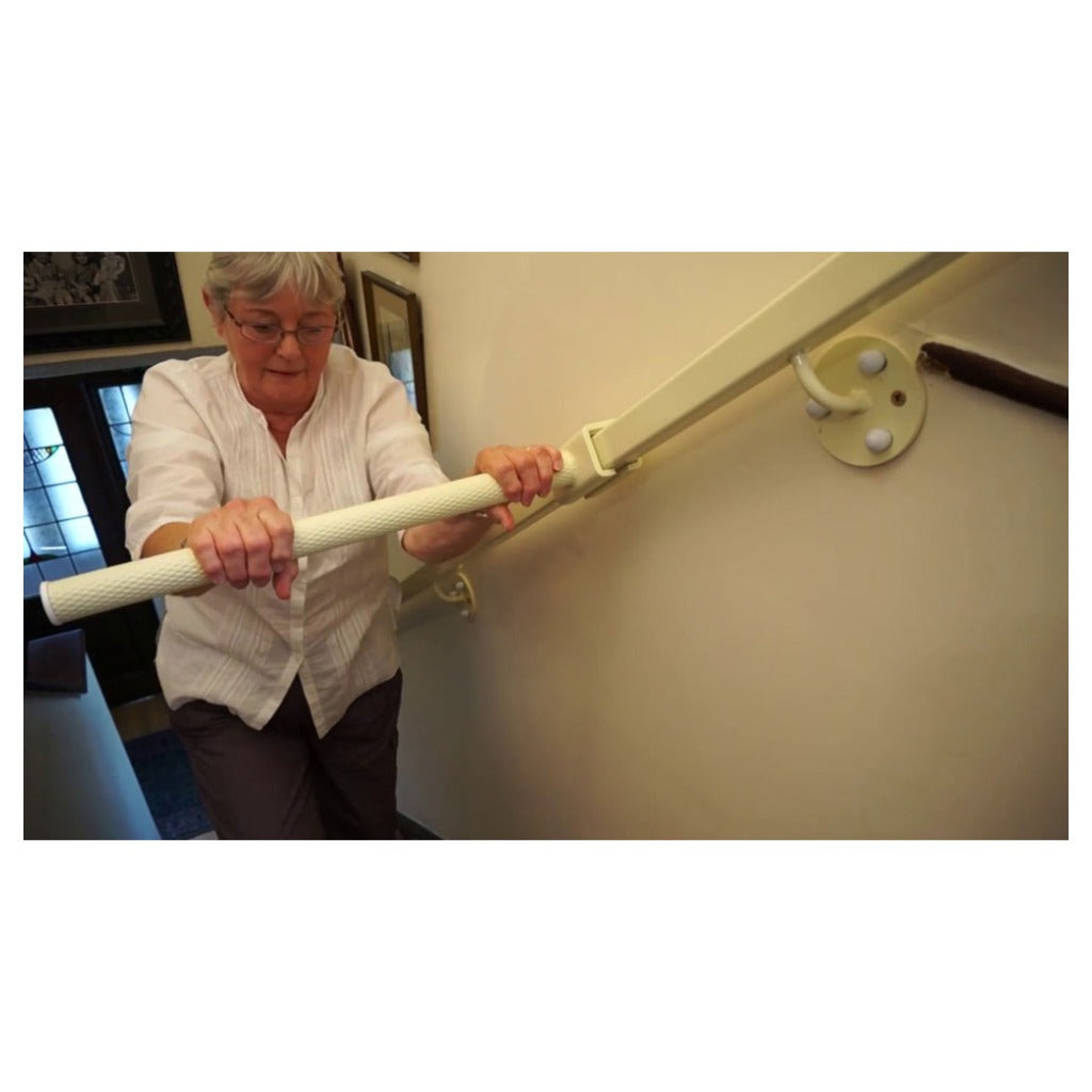StairSteady stair aid in use