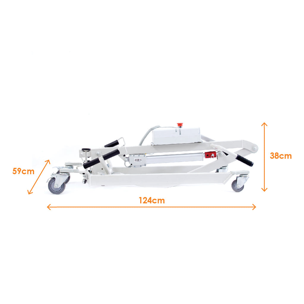 Mobiak Achilleas patient lift folded – 124 x 59 x 38 cm