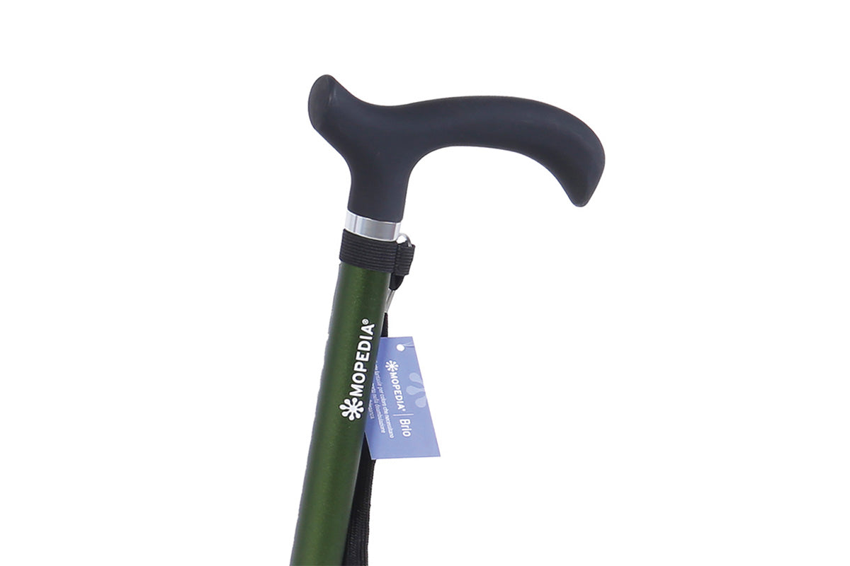 CANE ADJUSTABLE DERBY GREEN