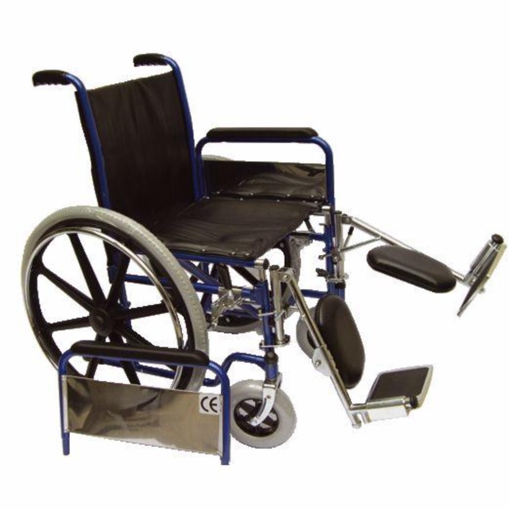 WHEELCHAIR  WITH ELEVATING FOOTREST