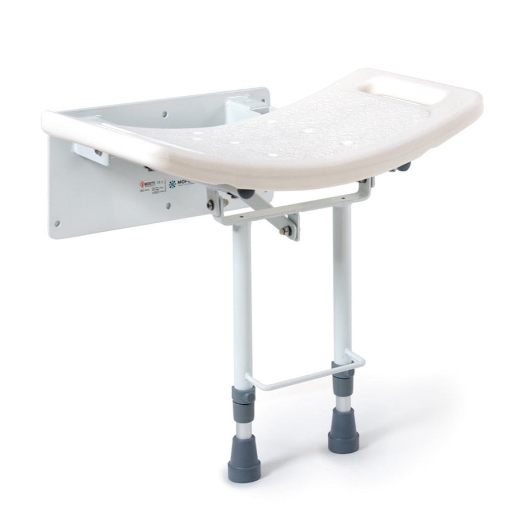 WALL SHOWER BENCH WITH LEGS