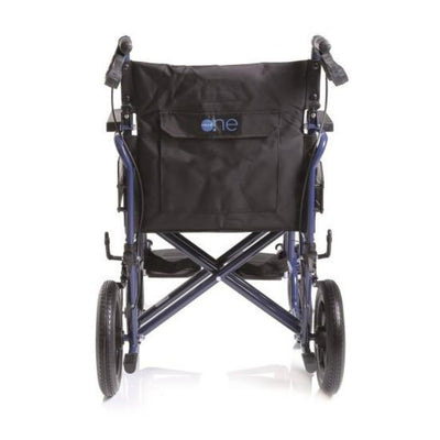 WHEELCHAIR  WITH MEDIUM SIZE BACK WHEELS