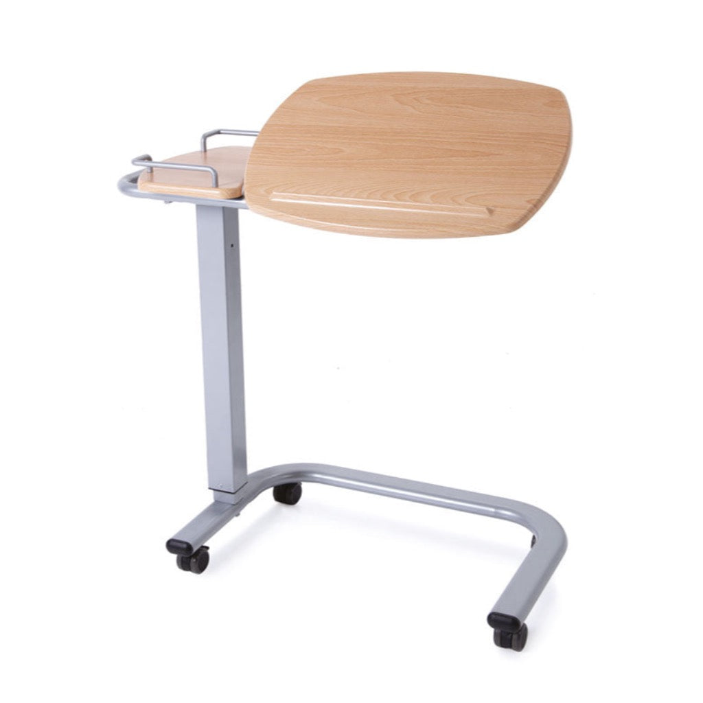 BED TABLE ON WHEELS – TWO TRAYS